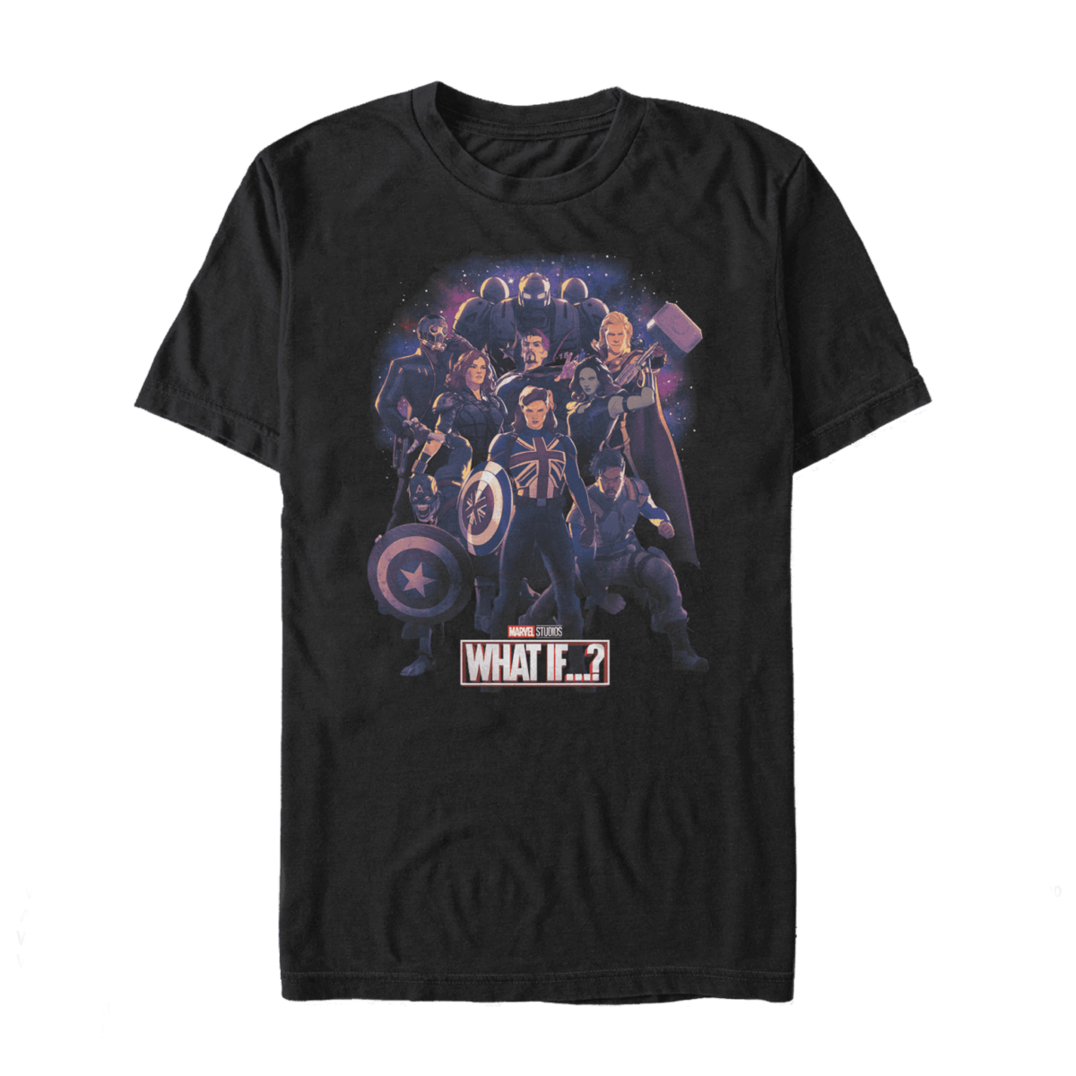 Team Up T-Shirt / shop it <a href=”https://www.hottopic.com/product/marvel-what-if-team-up-t-shirt/17032455.html">here</a>