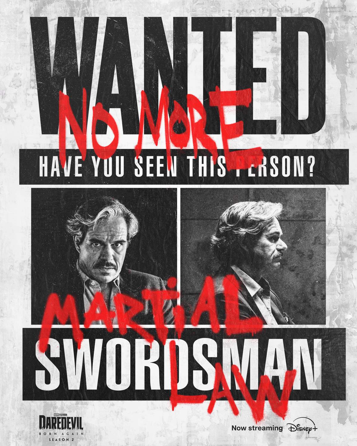 Swordsman Wanted Poster | Daredevil: Born Again Season 2
