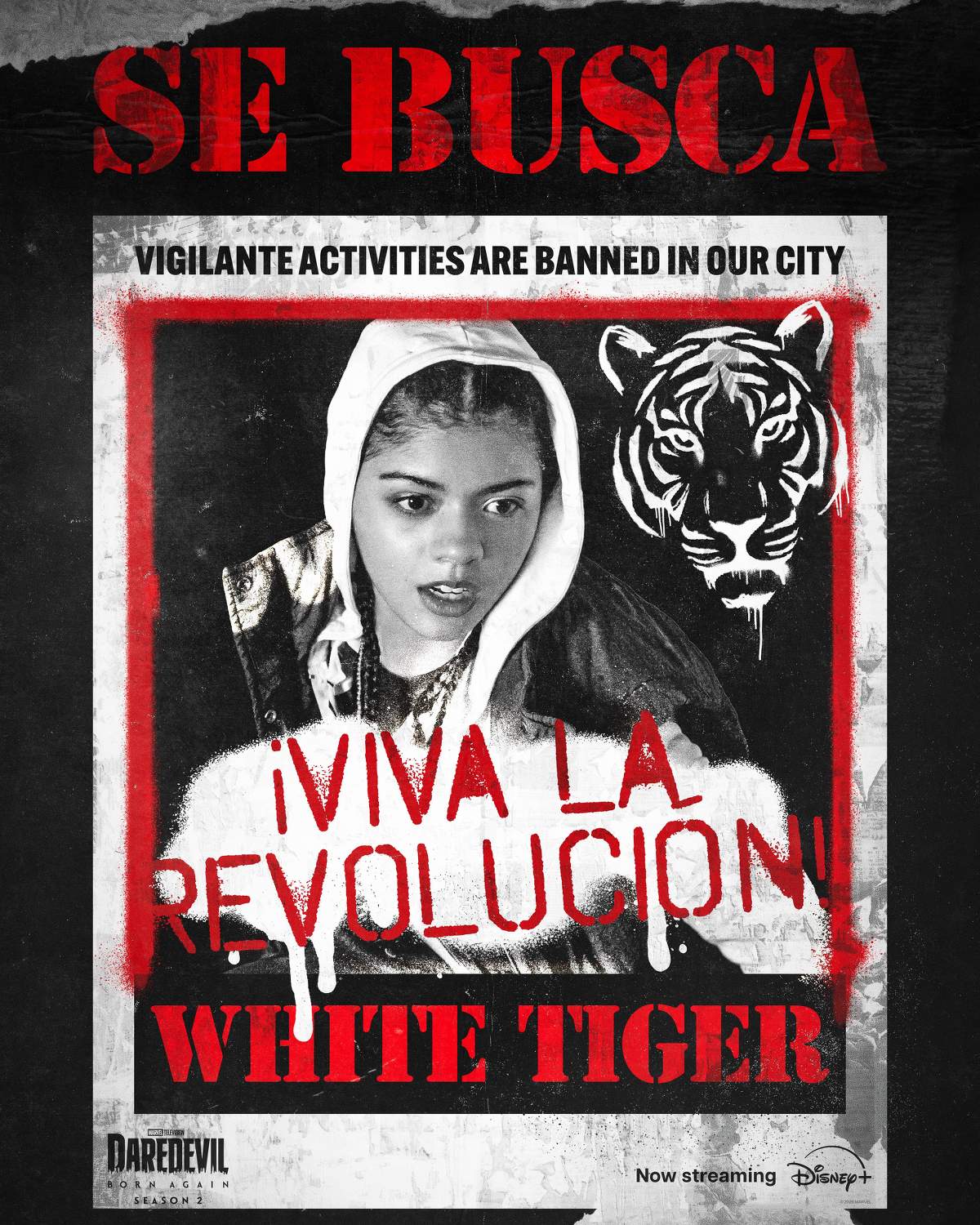 White Tiger Wanted Poster | Daredevil: Born Again Season 2