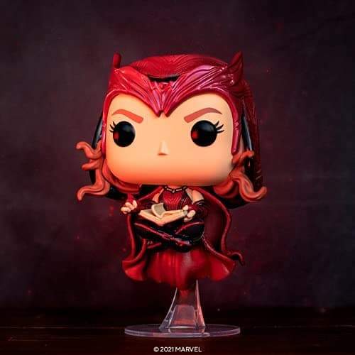<a href=https://www.amazon.com/Funko-Pop-Marvel-WandaVision-Collectible/dp/B08KGHDVLF>The Scarlet Witch Funko Pop</a> / Amazon