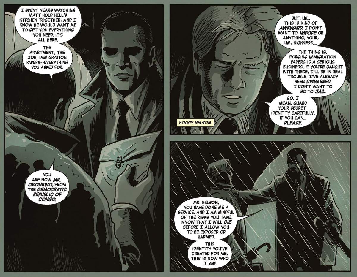 BLACK PANTHER: THE MAN WITHOUT FEAR (2010) #513 by David Liss and Francesco Francavilla