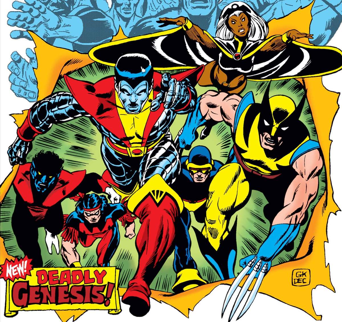 GIANT-SIZE X-MEN (1975) #1 art by Gil Kane, Dave Cockrum and Danny Crespi