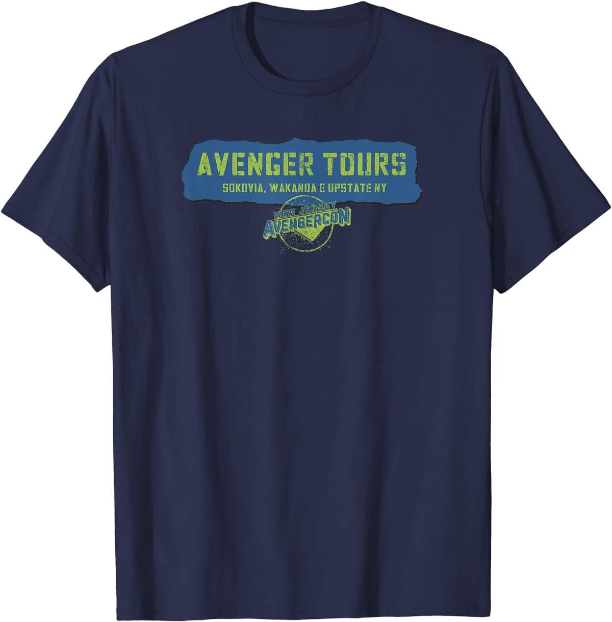 AVENGER TOURS t-shirt / shop it <a href=https://www.amazon.com/Marvel-Avenger-Tours-Avengercon-T-Shirt/dp/B09YT278WJ>here</a>