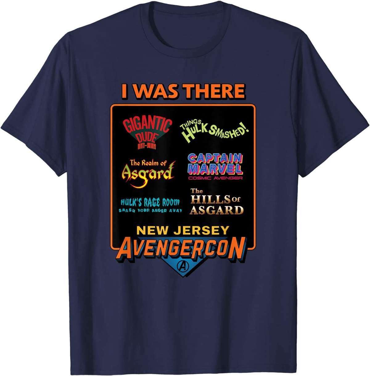 I WAS THERE t-shirt / shop it <a href=https://www.amazon.com/Marvel-Avengercon-Group-Poster-T-Shirt/dp/B09YT6R7MS>here</a>