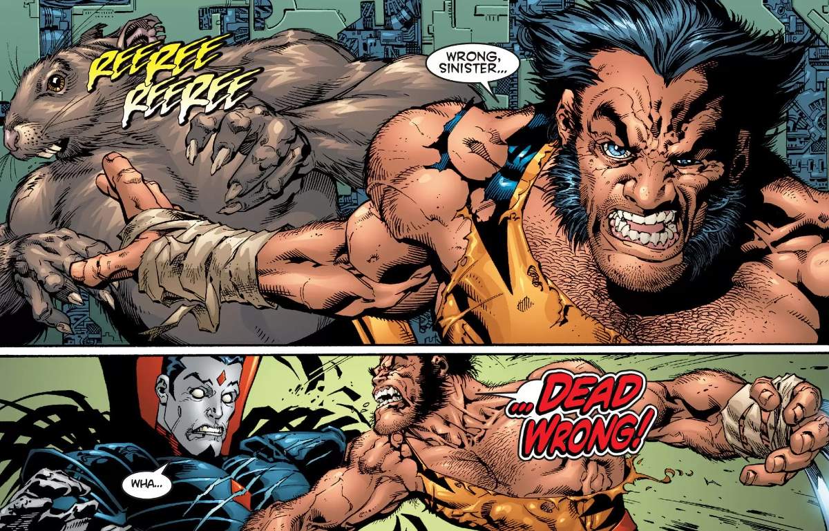 UNCANNY X-MEN (1963) #380 artwork by Tom Raney, Scott Hanna, and Brian Haberlin