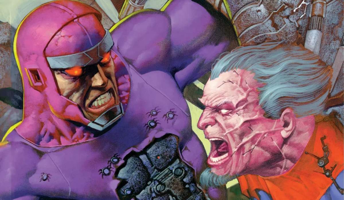 MACHINE MAN/BASTION ANNUAL (1998) #1 cover by Marty Egeland