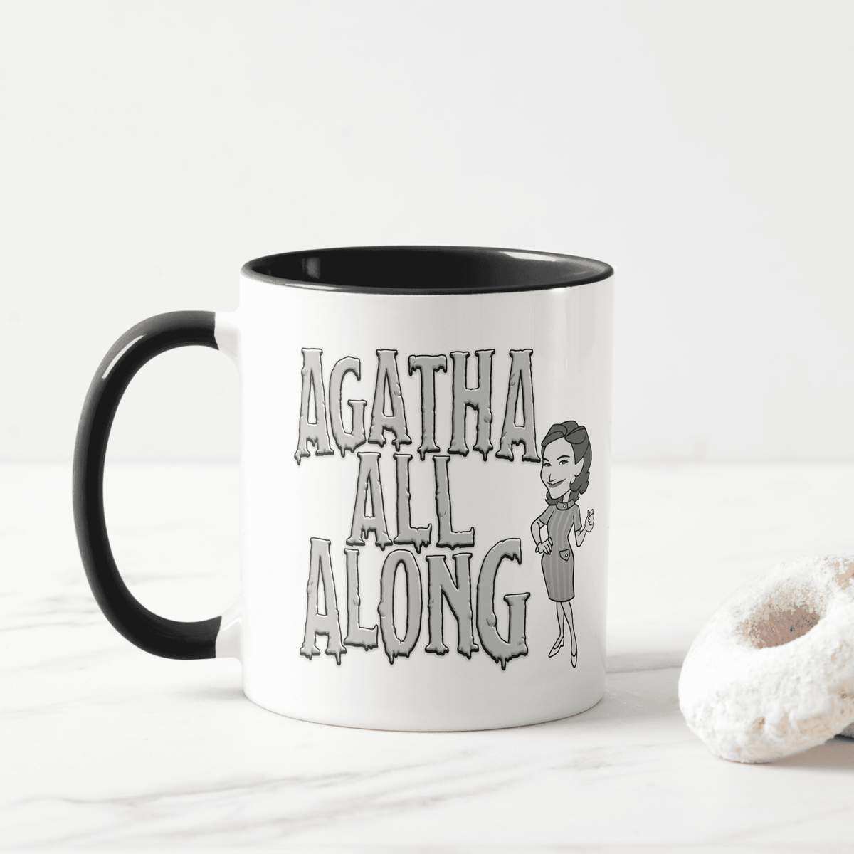 <a href=https://www.zazzle.com/agatha_all_along_mug-168962655487966318>’Agatha All Along’ Mug</a> / Zazzle