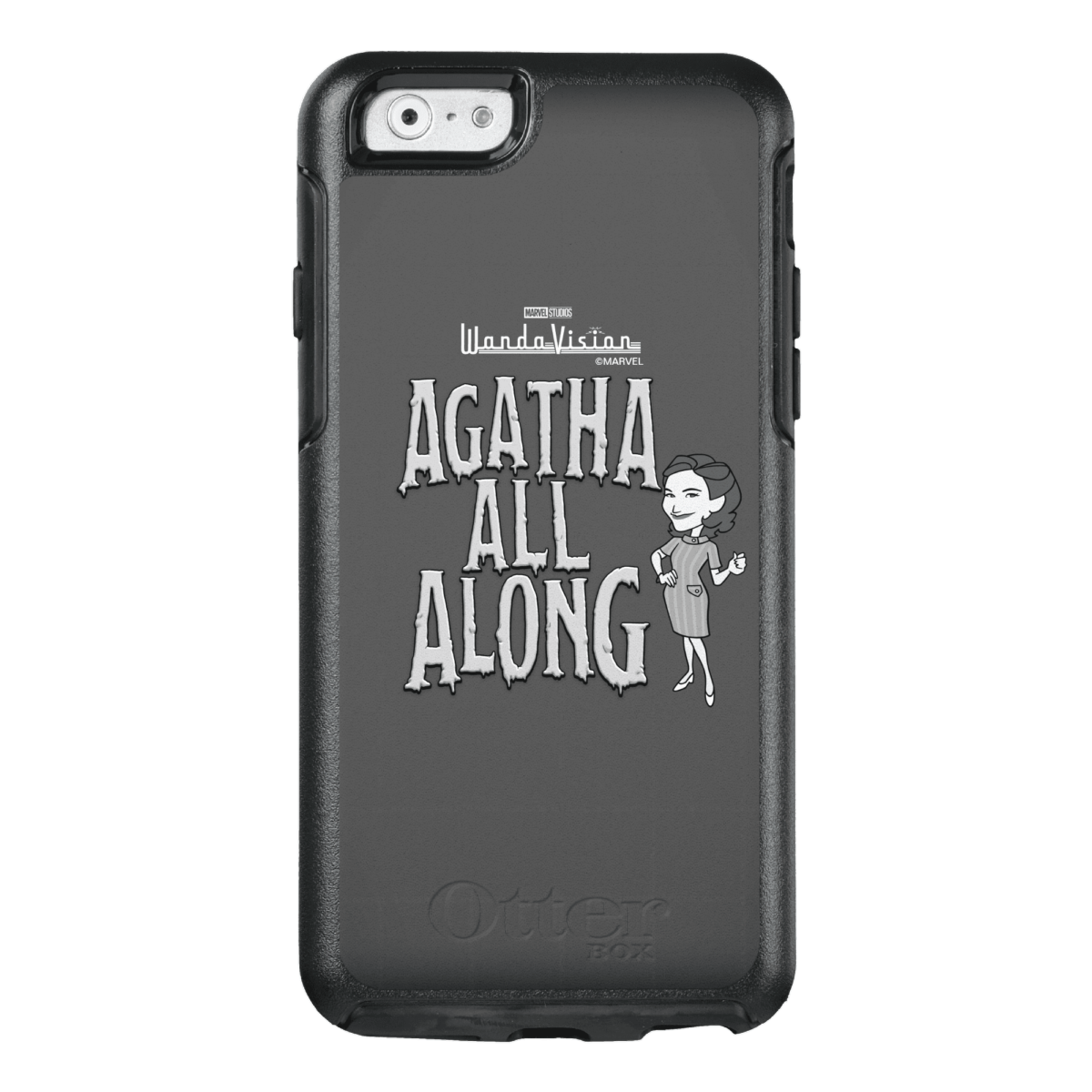 <a href="https://www.zazzle.com/agatha_all_along_otterbox_iphone_case-256109812665015080>’Agatha All Along’ Otterbox Phone Case</a>/ Zazzle