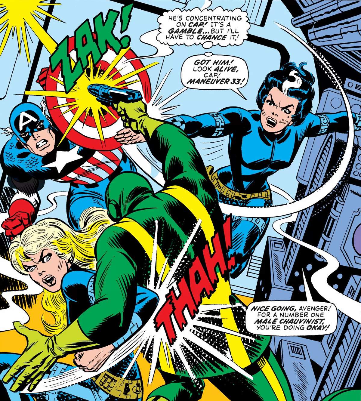 CAPTAIN AMERCA (1968) #145 art by Gary Friedrich and Gil Kane