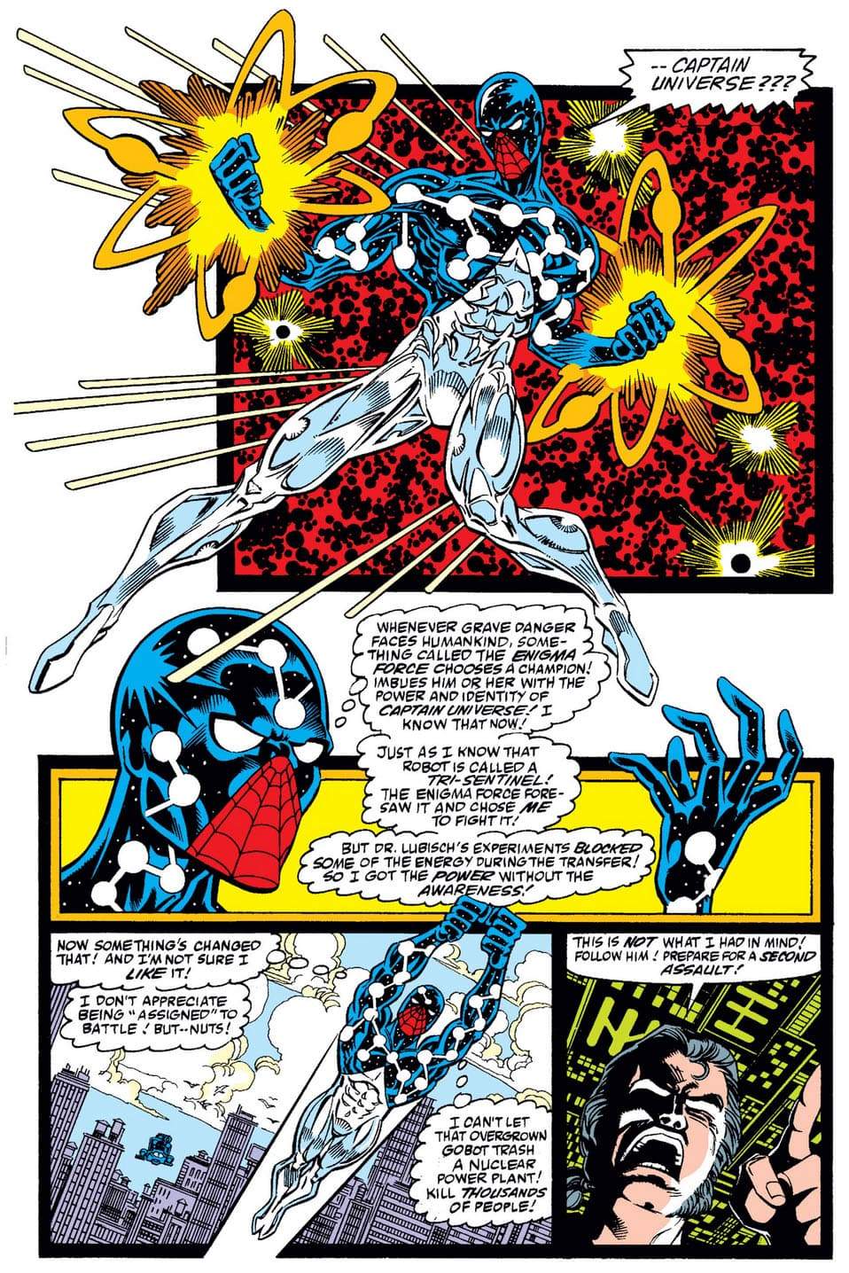 Spider-Man as Captain Universe