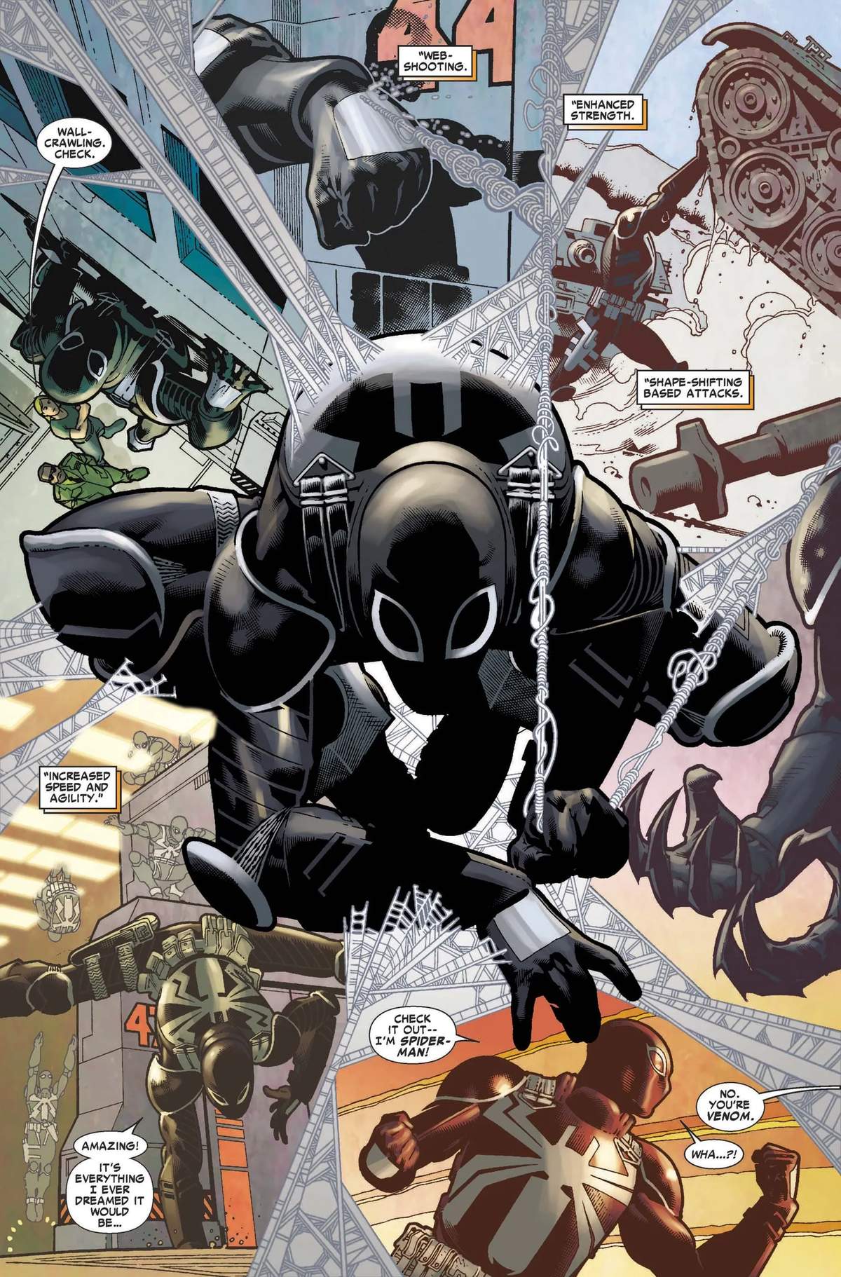 AMAZING SPIDER-MAN (1999) #654 page by Dan Slott, Paulo Siqueira, Ronan Cliquet De Oliveira, Roland Paris, and Greg Adams