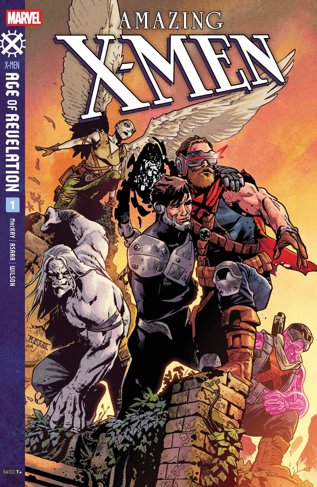 AMAZING X-MEN (2025) #1 cover by Mahmud Asrar