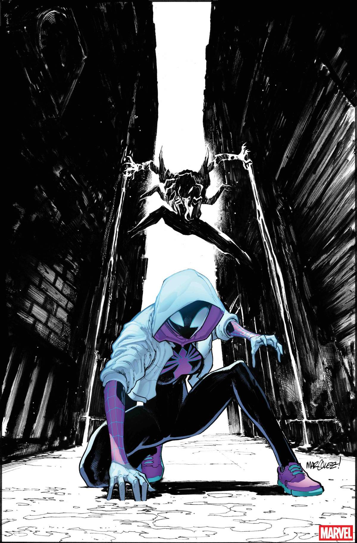 ALL-NEW SPIDER-GWEN: THE GHOST SPIDER (2025) #2 Variant Cover by David Marquez