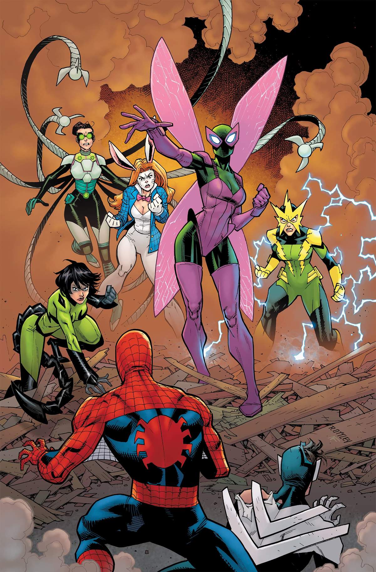 Cover to THE AMAZING SPIDER-MAN (2018) #27. 