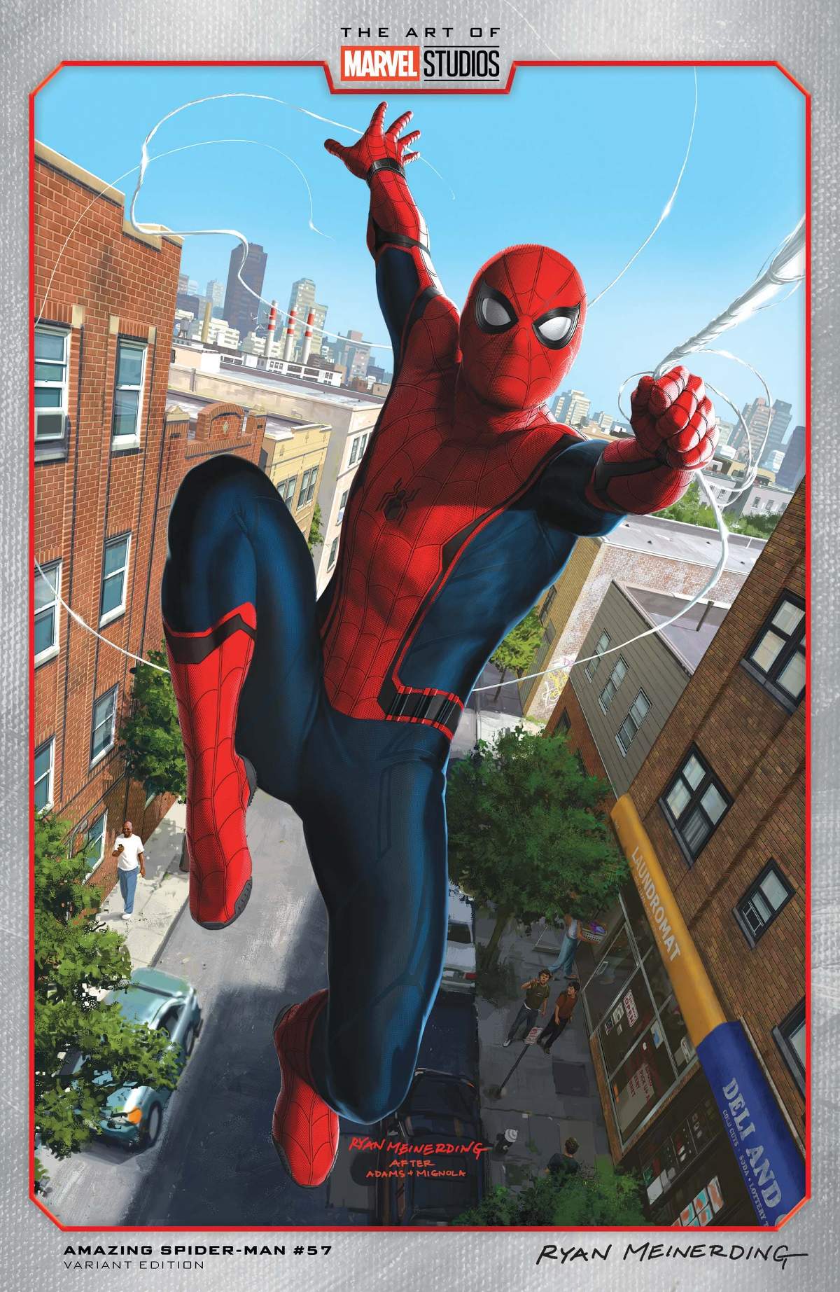 AMAZING SPIDER-MAN #57 Marvel Studios Variant Cover by RYAN MEINERDING