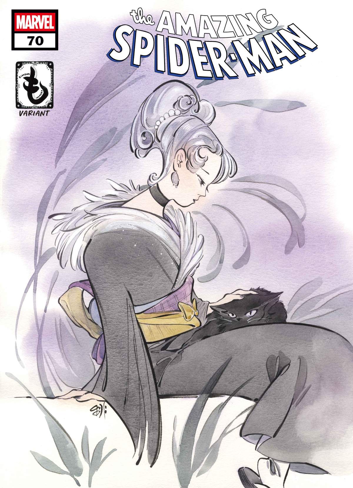 AMAZING SPIDER-MAN #70 Kimono Variant Cover by Peach Momoko
