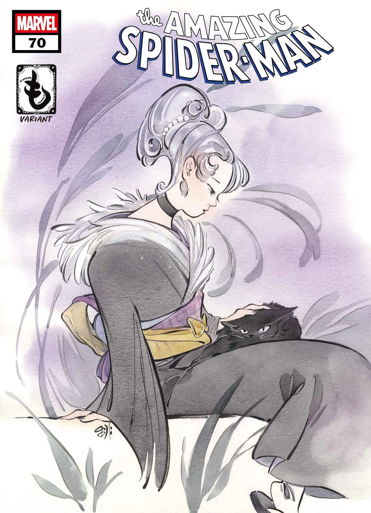 AMAZING SPIDER-MAN #70 Kimono Variant Cover by Peach Momoko