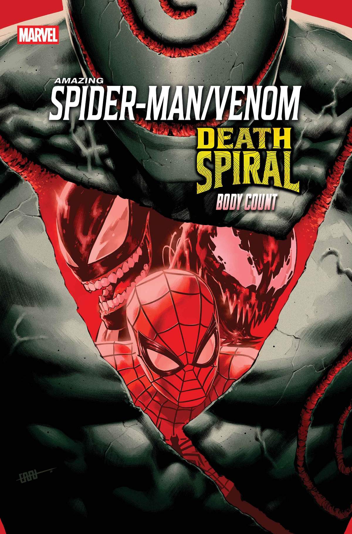 AMAZING SPIDER-MAN/VENOM: DEATH SPIRAL BODY COUNT #1 Cover by CAFU