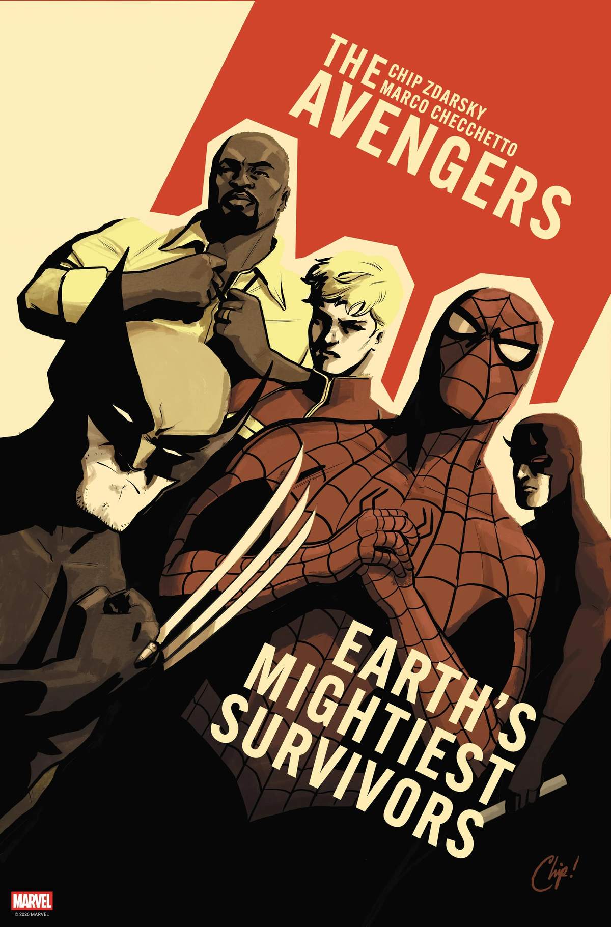 AVENGERS #1 variant cover by Chip Zdarsky