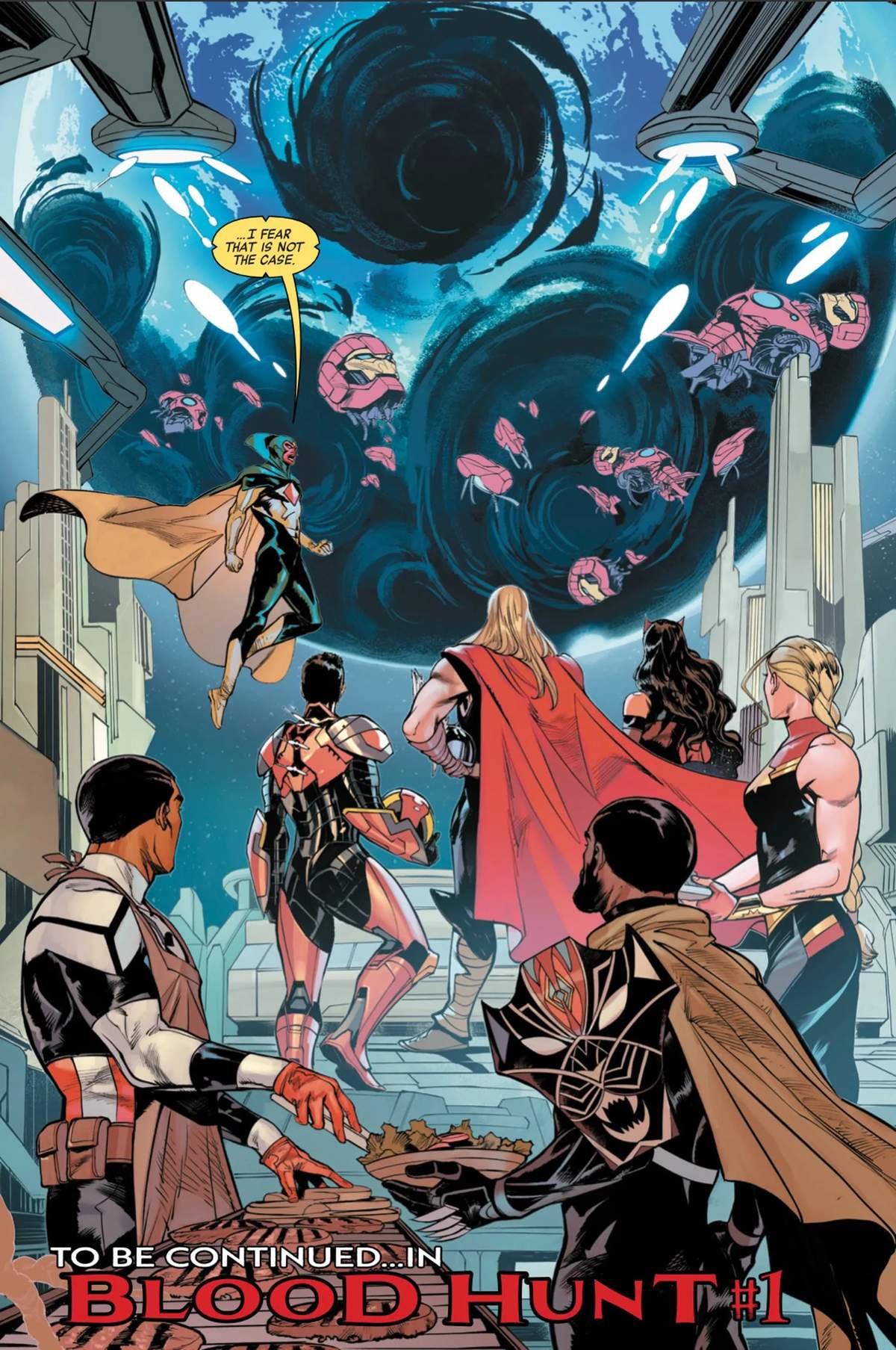 AVENGERS (2023) #13 page by Jed MacKay and Francesco Mortarino