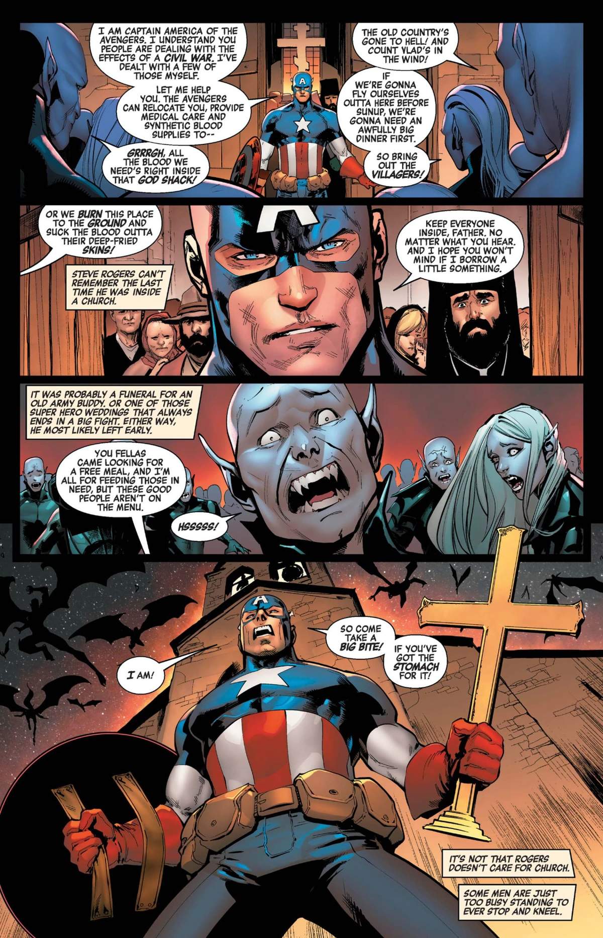 AVENGERS (2018) #14 page by Jason Aaron and David Marquez