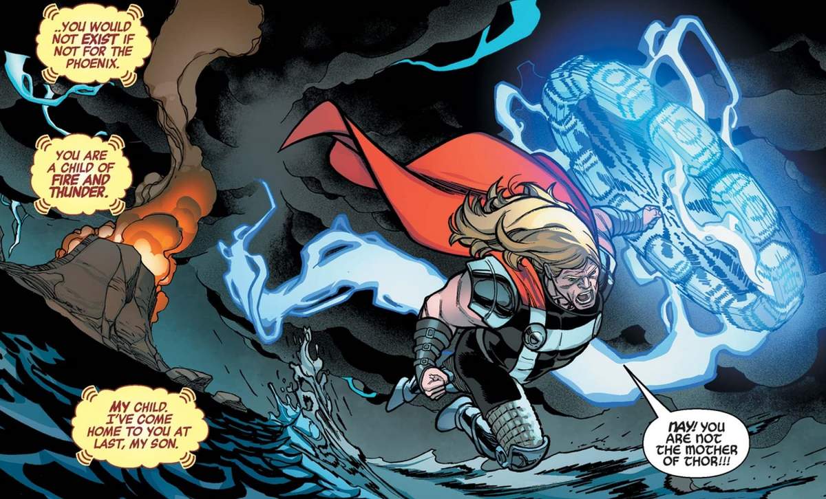 AVENGERS (2018) #43 panel by Jason Aaron and Javier Garrón