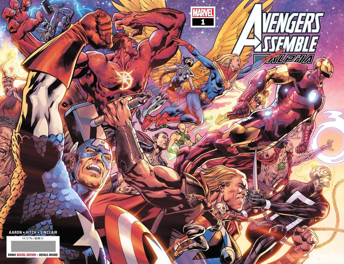 AVENGERS ASSEMBLE ALPHA (2022) #1 cover by Bryan Hitch