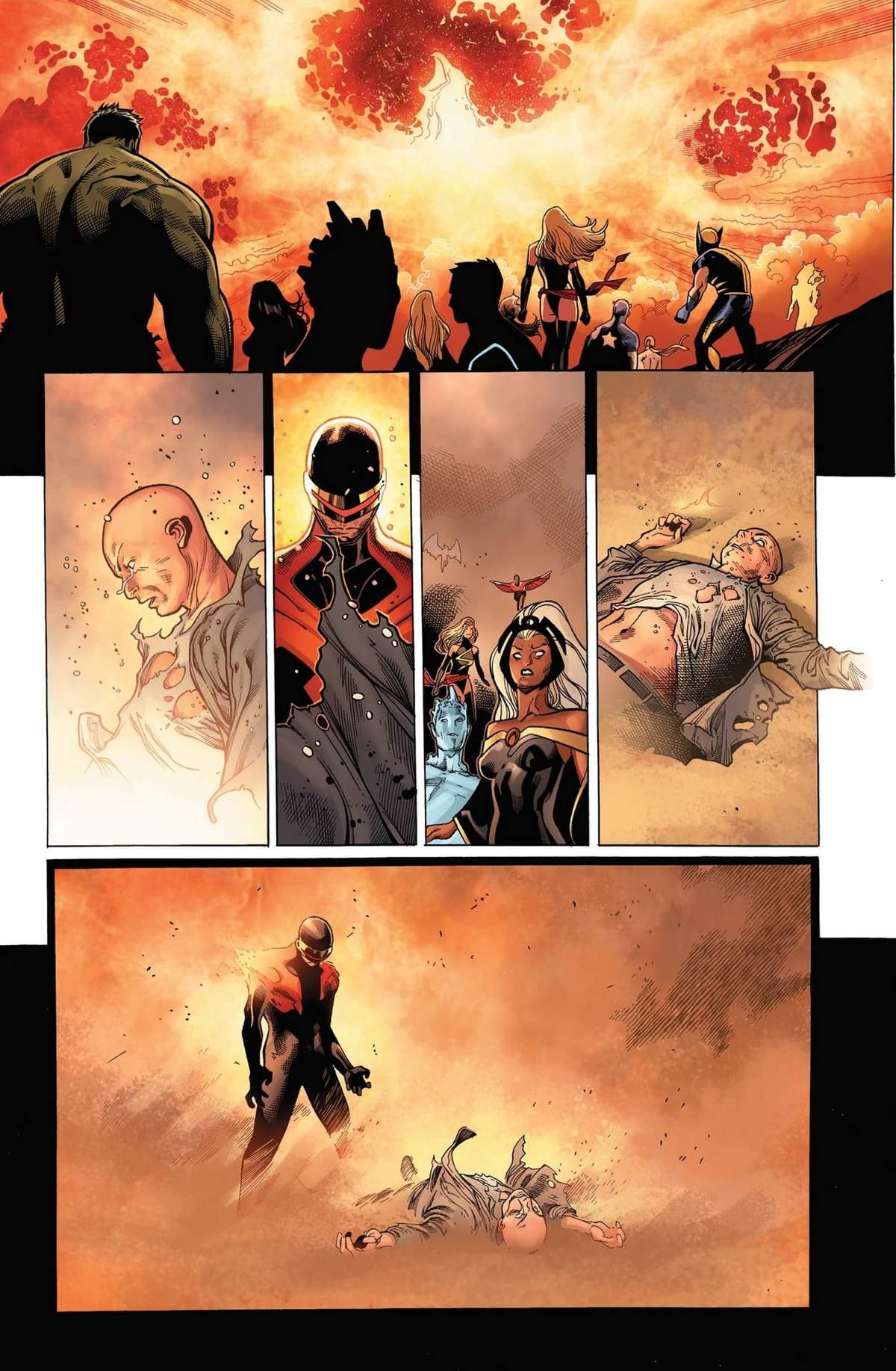 AVENGERS VS. X-MEN (2012) #11 page by Brian Michael Bendis and Olivier Coipel