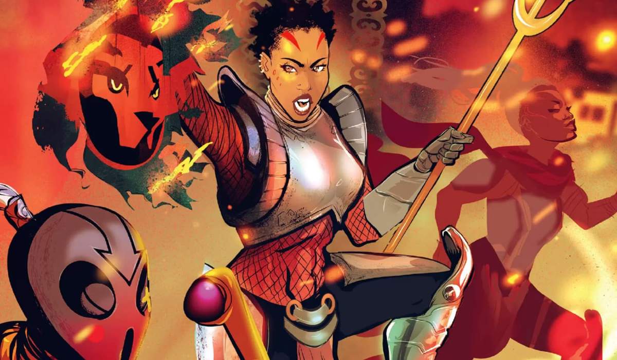 BLACK PANTHER: WORLD OF WAKANDA (2016) #5 cover by Afua Richardson