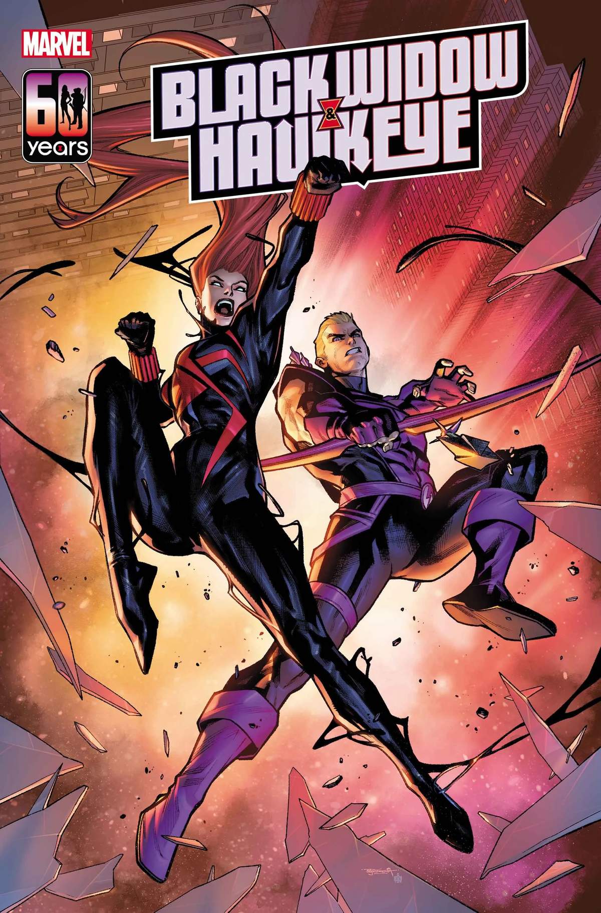 BLACK WIDOW & HAWKEYE #1 cover by Stephen Segovia