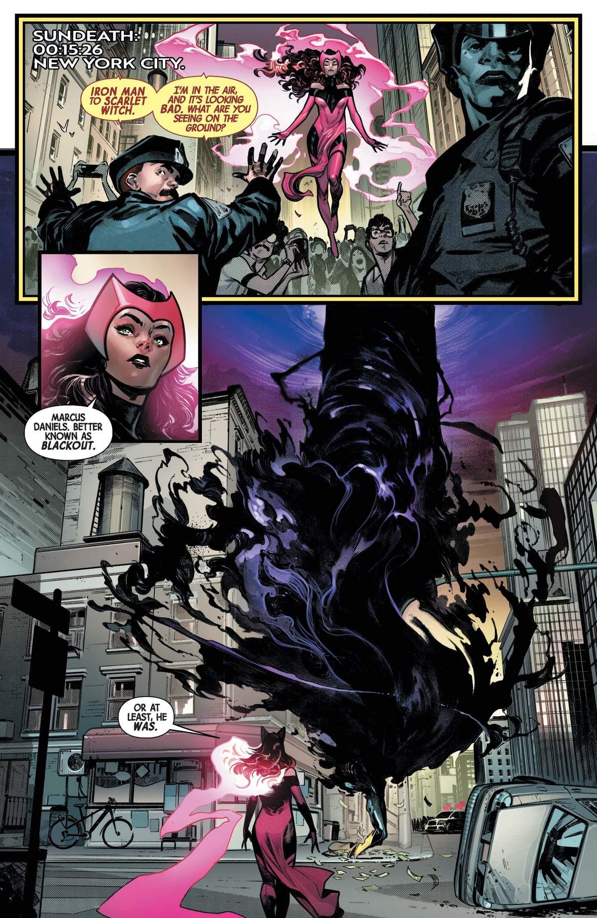 BLOOD HUNT (2024) #1 page by Jed MacKay and Pepe Larraz