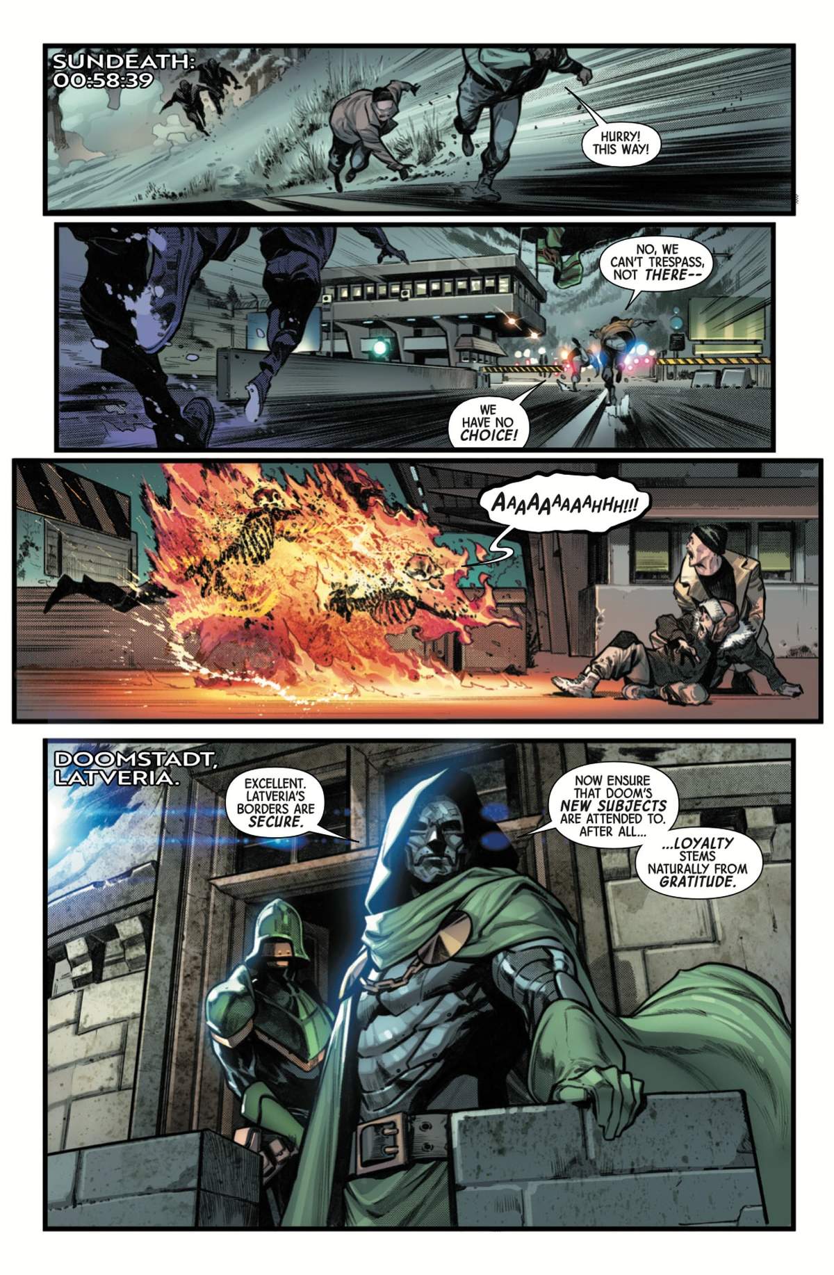 BLOOD HUNT (2024) #1 page by Jed MacKay and Pepe Larraz