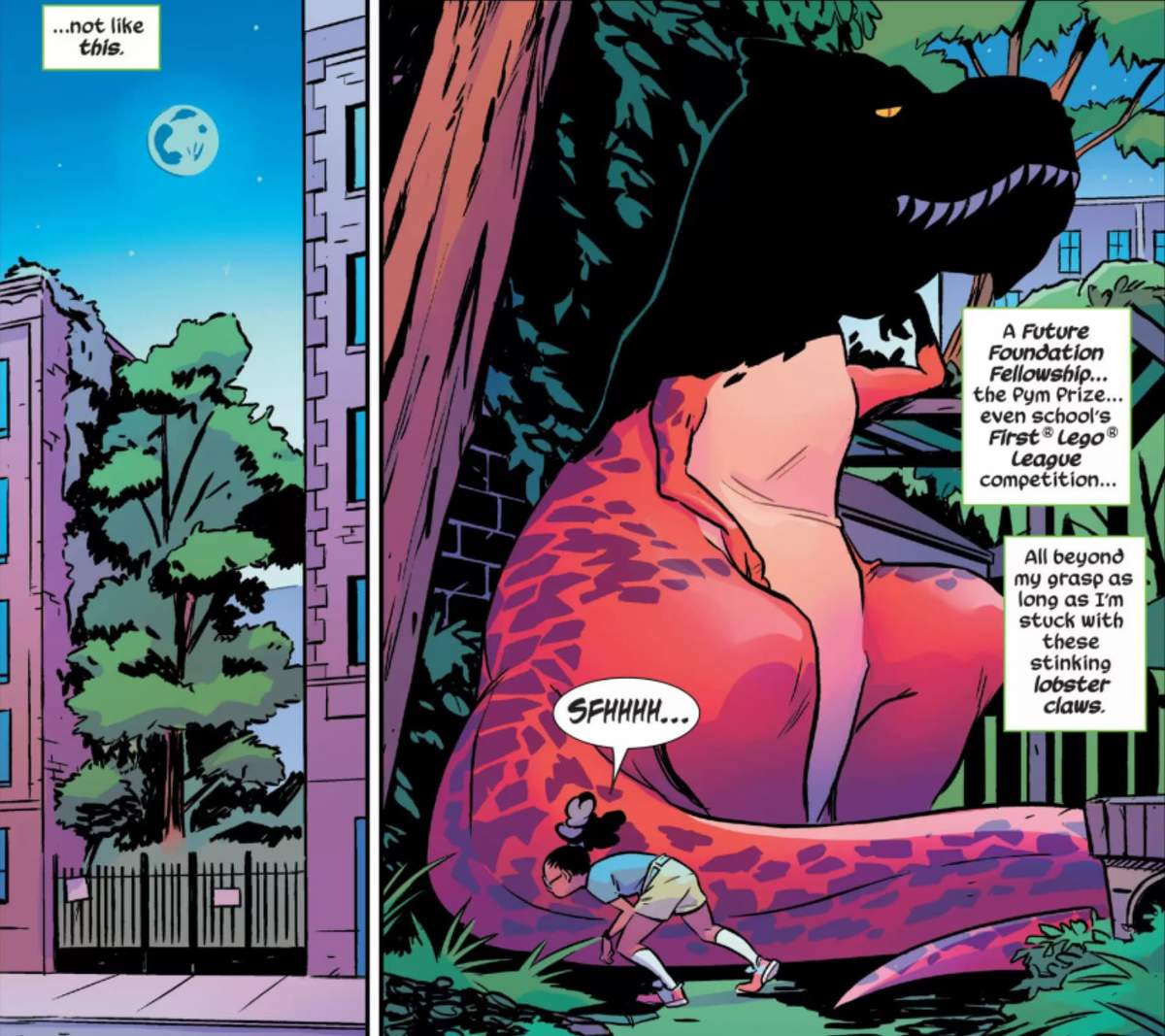 MOON GIRL AND DEVIL DINOSAUR (2015) #1 by Brandon Montclare, Amy Reeder, and Natacha Bustos