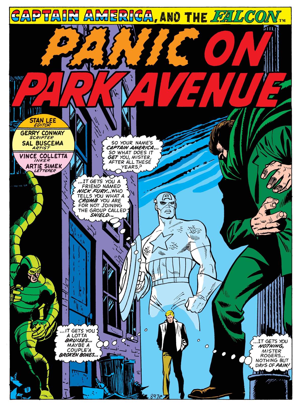 CAPTAIN AMERICA (1968) #151, penciled by Sal Buscema