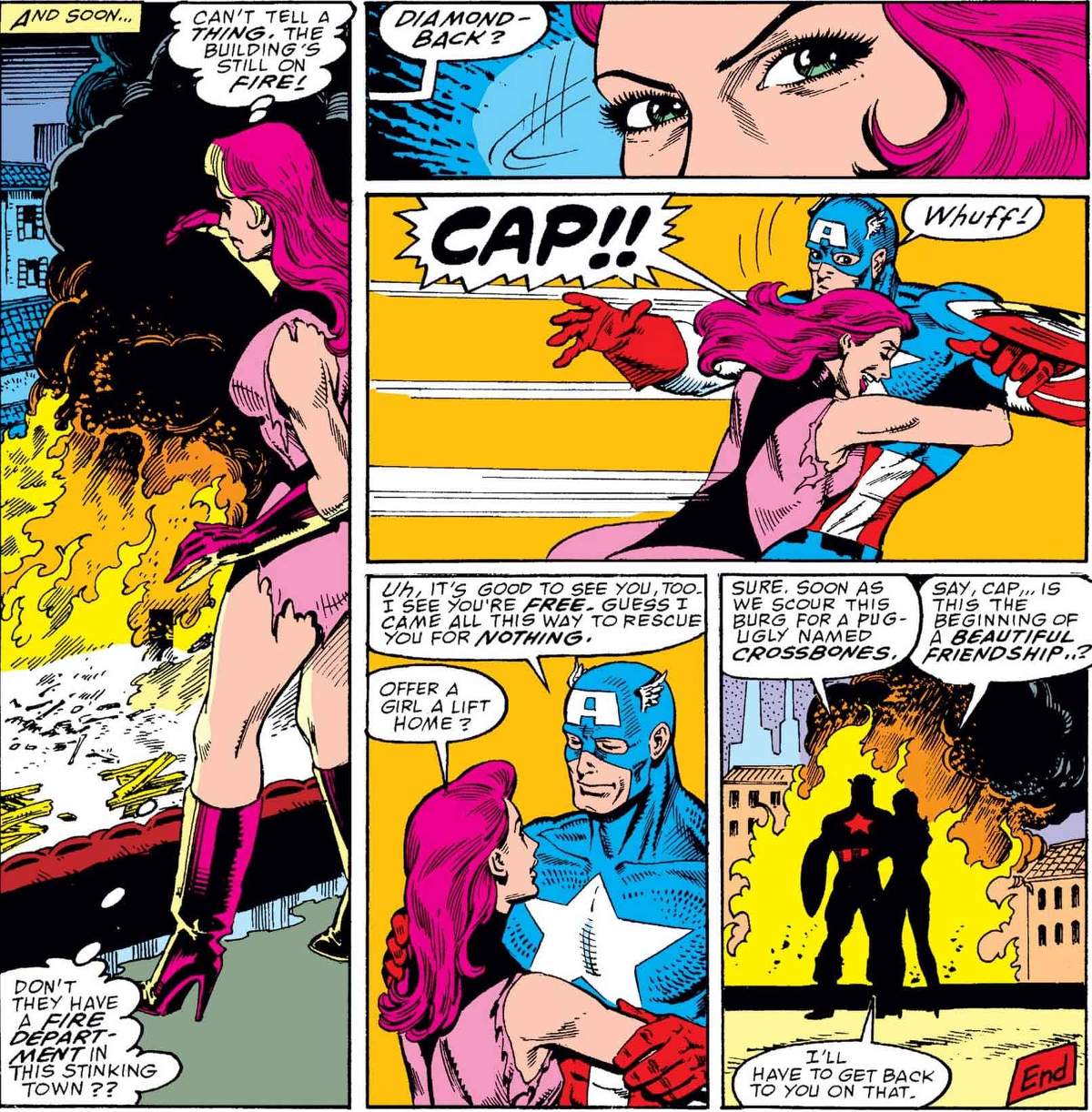 Diamondback reunited with Cap