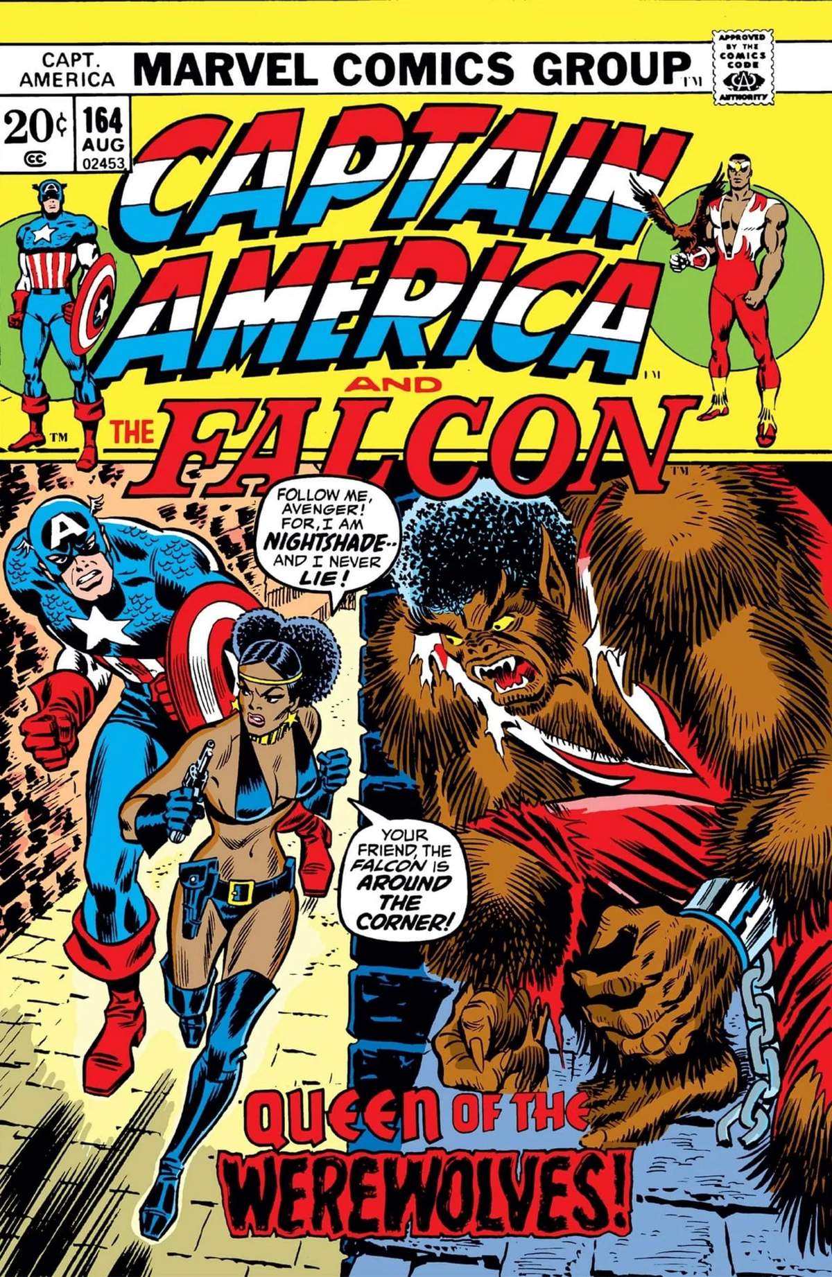 CAPTAIN AMERICA (1968) #164 cover by John Romita Sr.