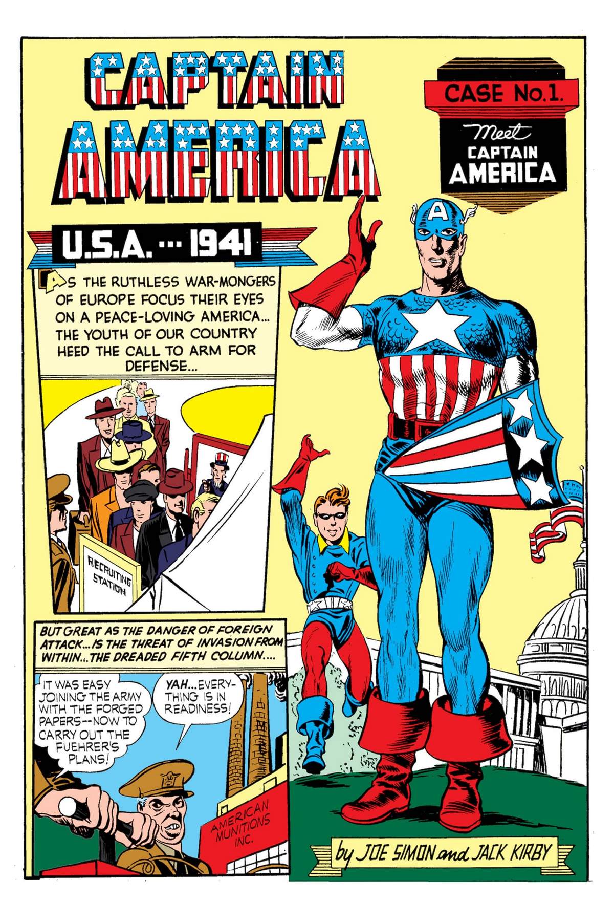 CAPTAIN AMERICA COMICS (1941) #1 by Joe Simon and Jack Kirby