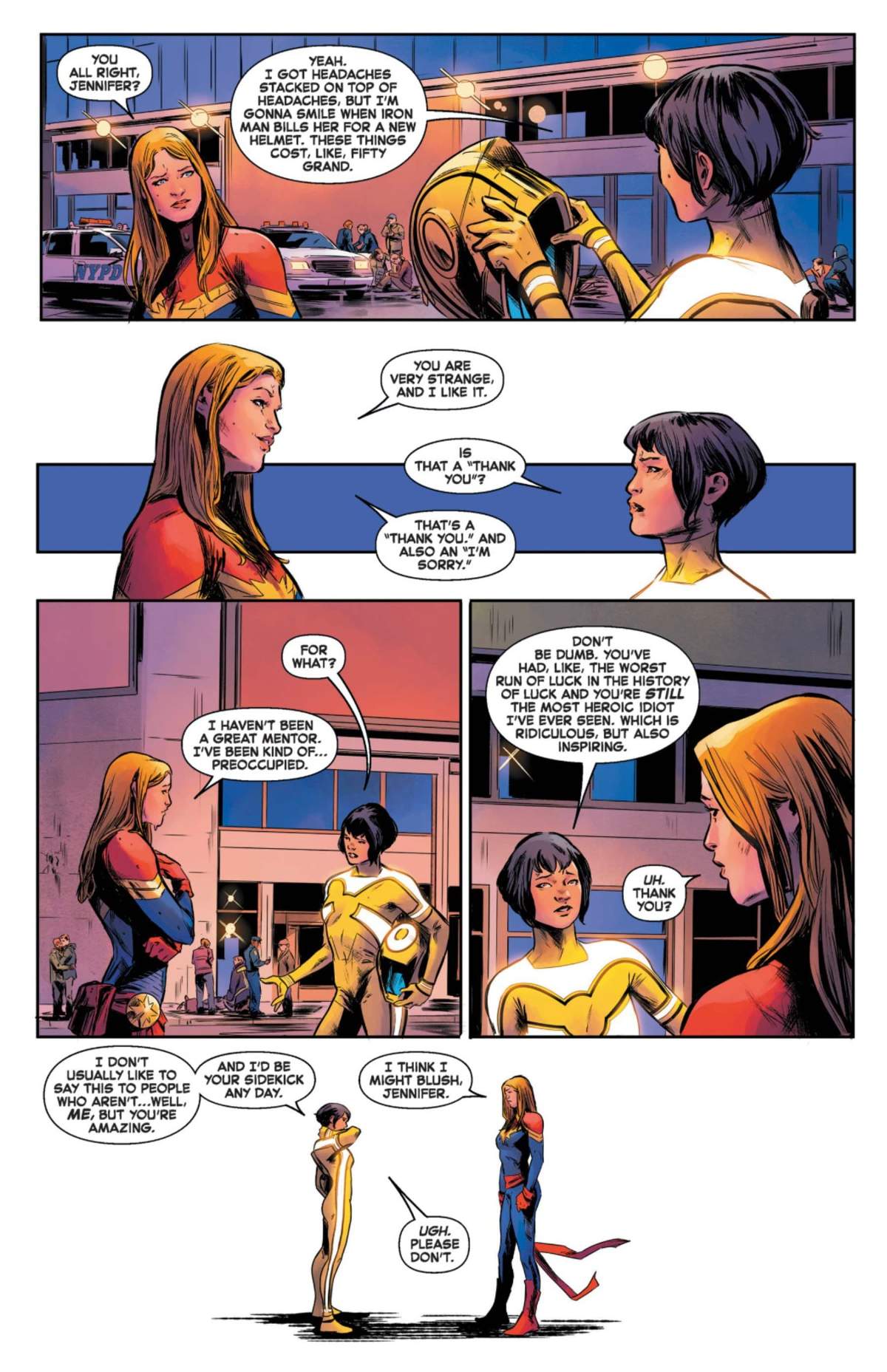 CAPTAIN MARVEL (2019) #11 page by Kelly Thompson and Carmen Carnero