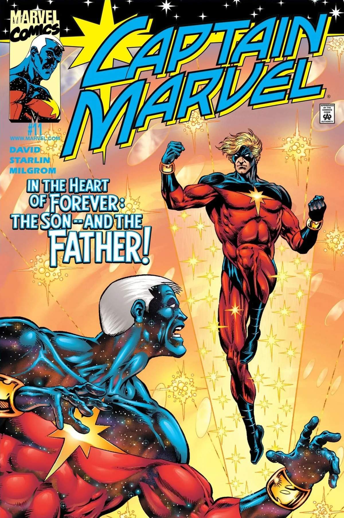 CAPTAIN MARVEL (2000) #11 cover by Jim Starlin