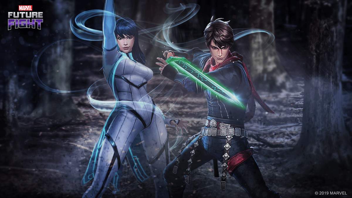 MARVEL Future Fight Aero and Sword Master