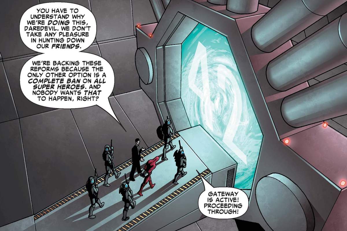 CIVIL WAR (2006) #5 by Mark Millar and Steve McNiven