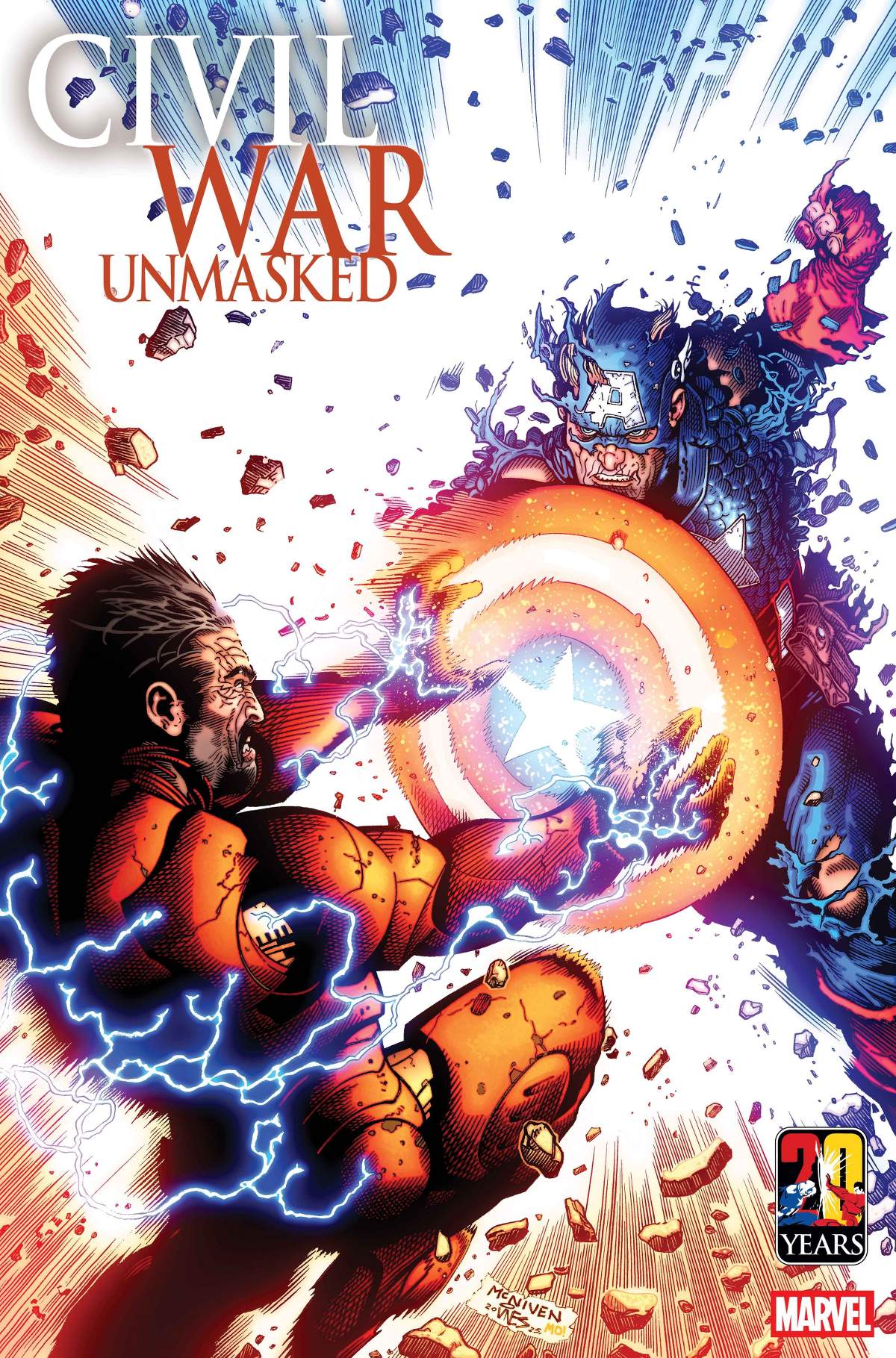 CIVIL WAR: UNMASKED #1 Variant Cover by Steve McNiven