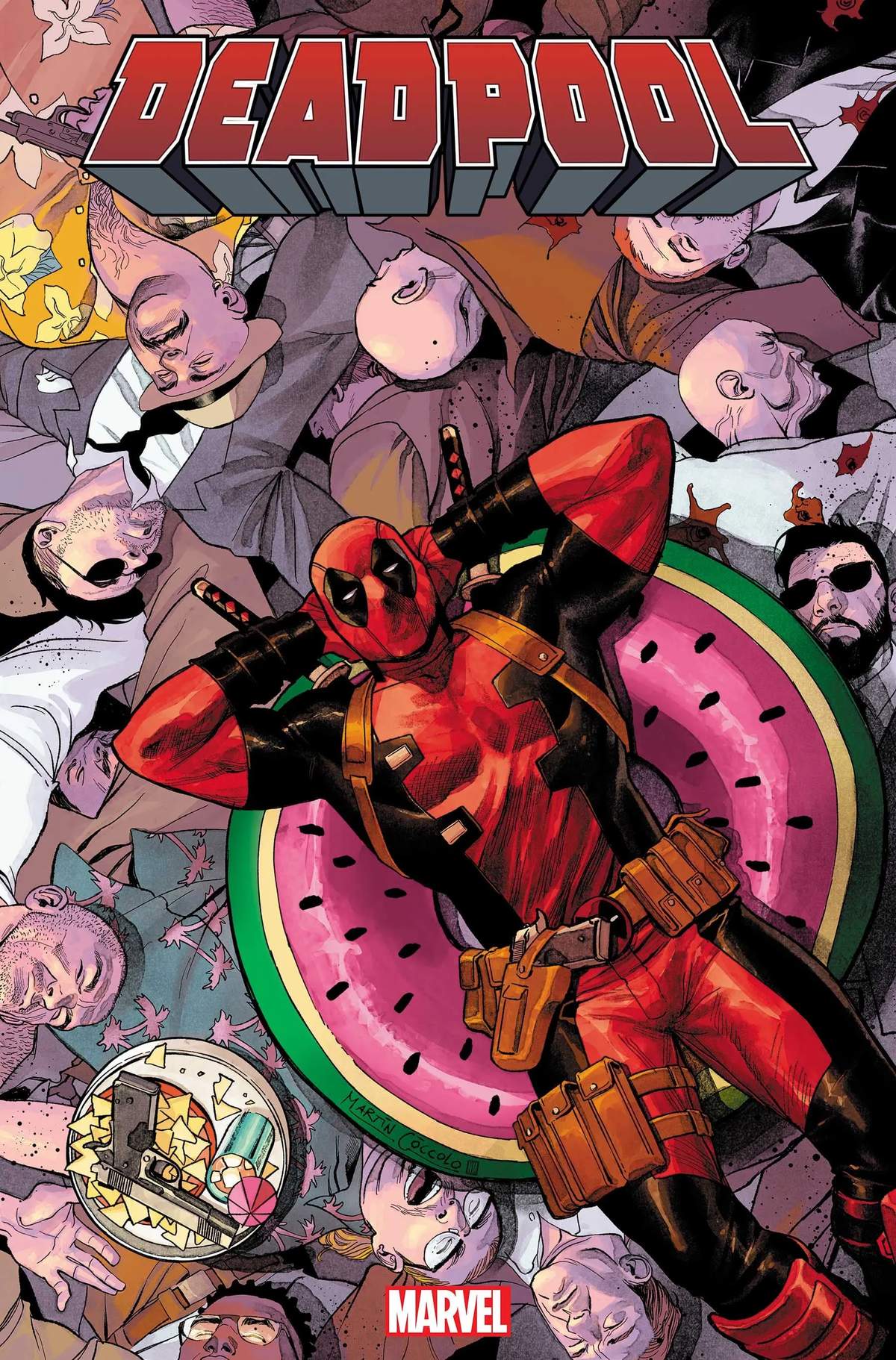 DEADPOOL (2022) #1 cover by Martin Coccolo