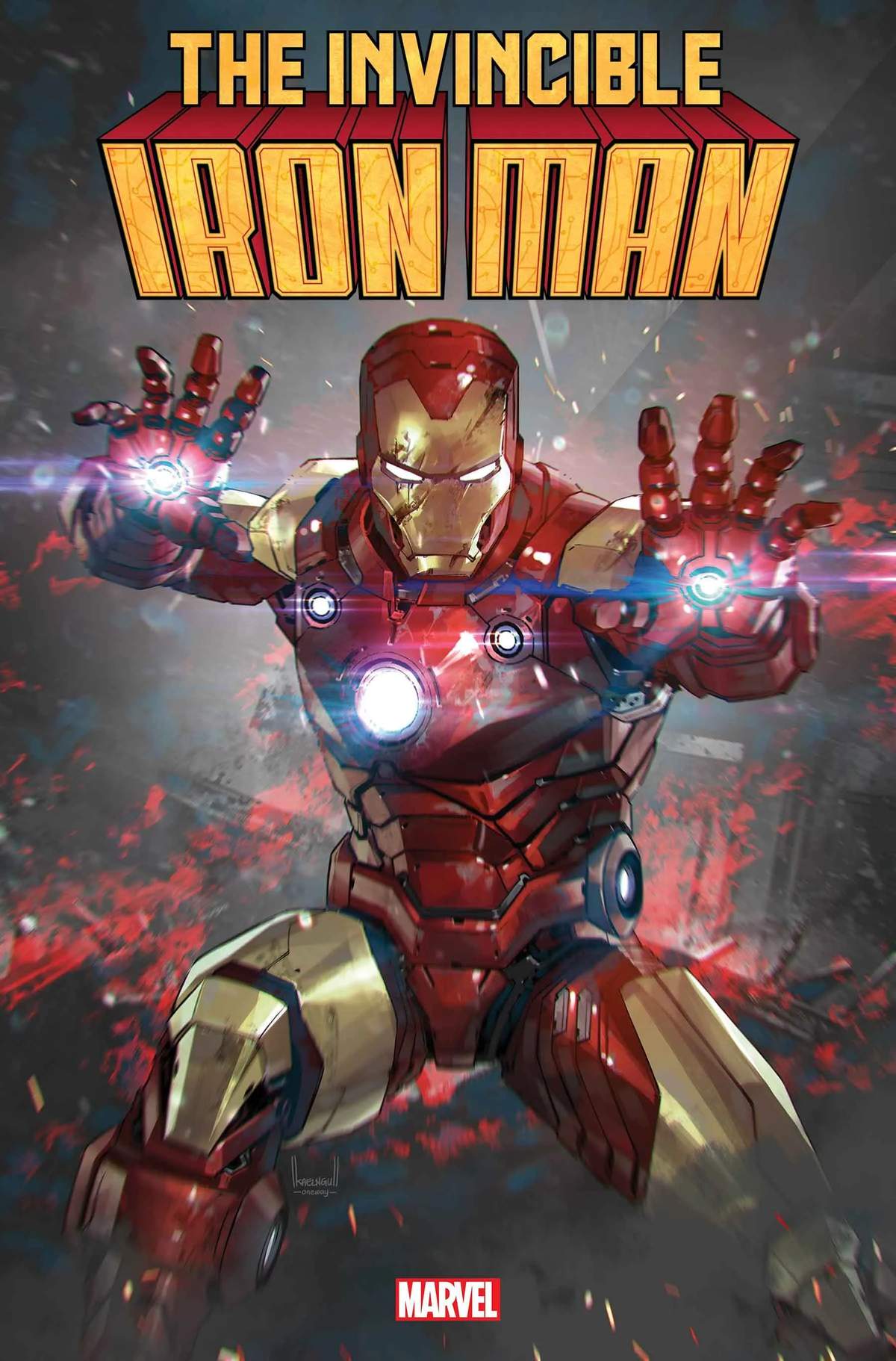 IRON MAN (2022) #1 cover by Kael Ngu