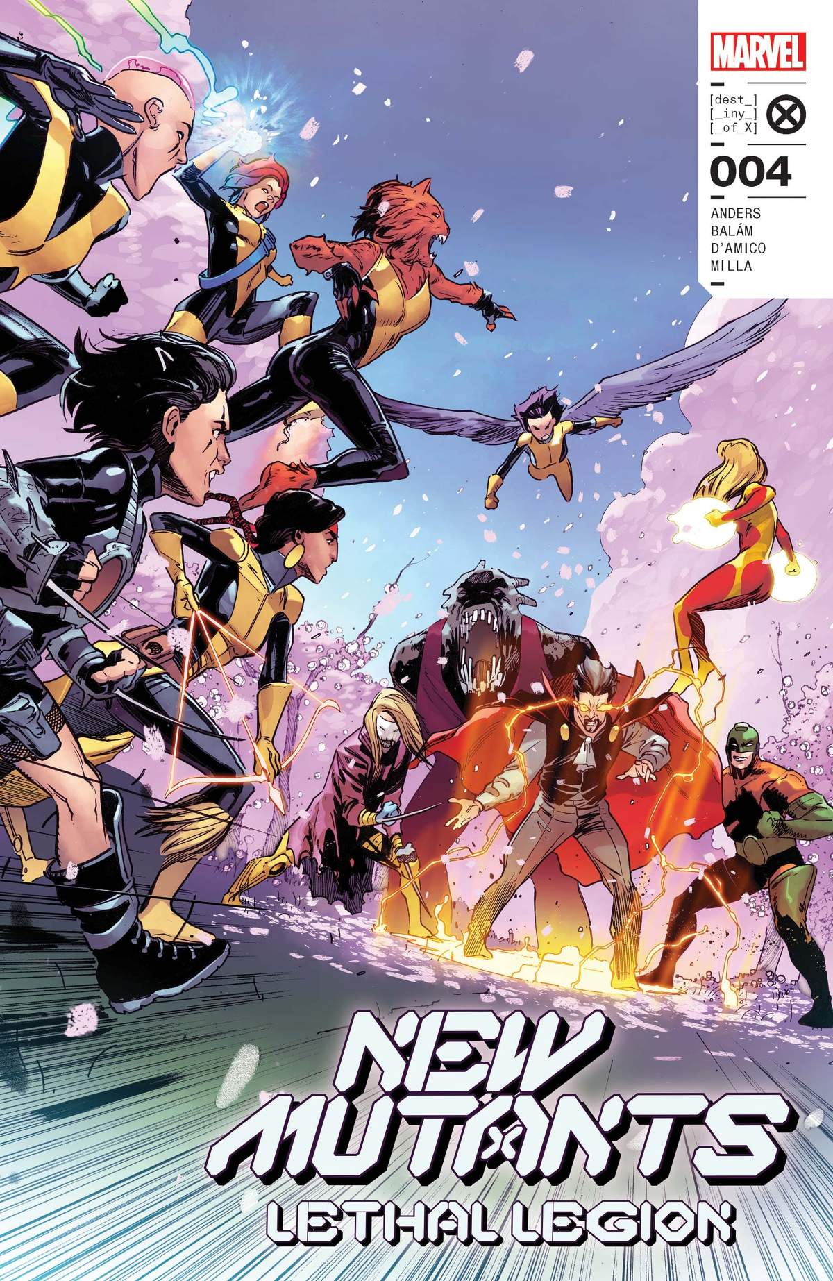 NEW MUTANTS LETHAL LEGION (2023) #4 cover by Javier Fernandez