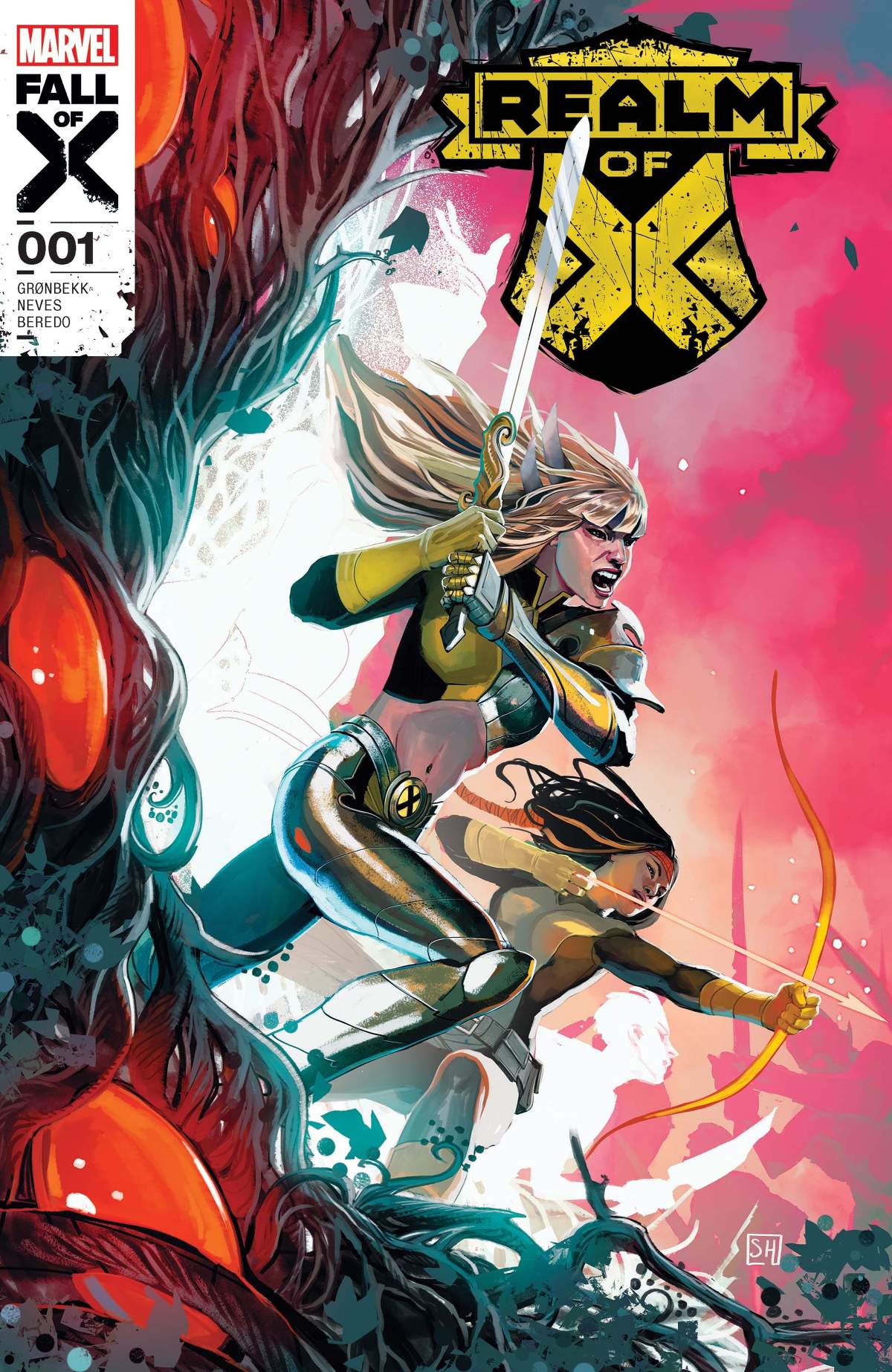 REALM OF X #1 cover by Stephanie Hans