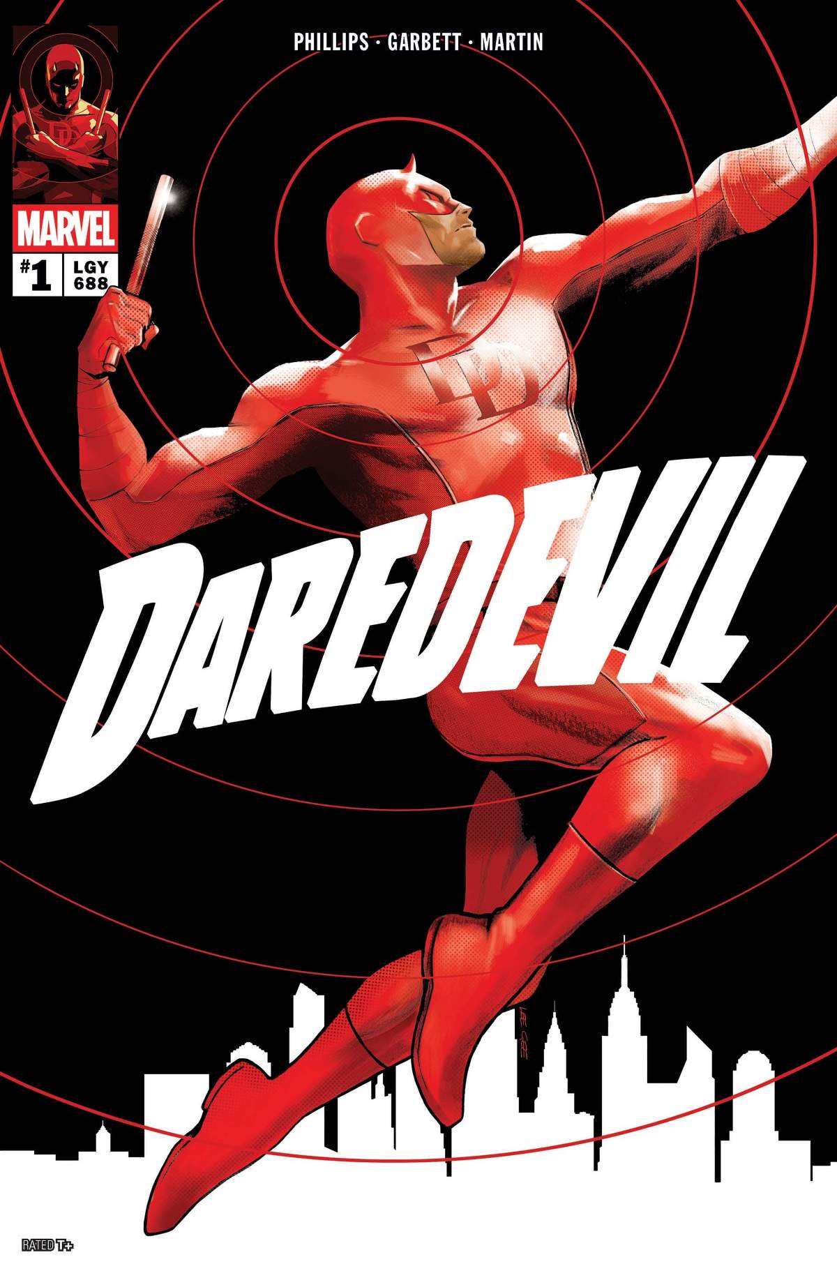 DAREDEVIL (2026) #1 cover by Lee Garbett