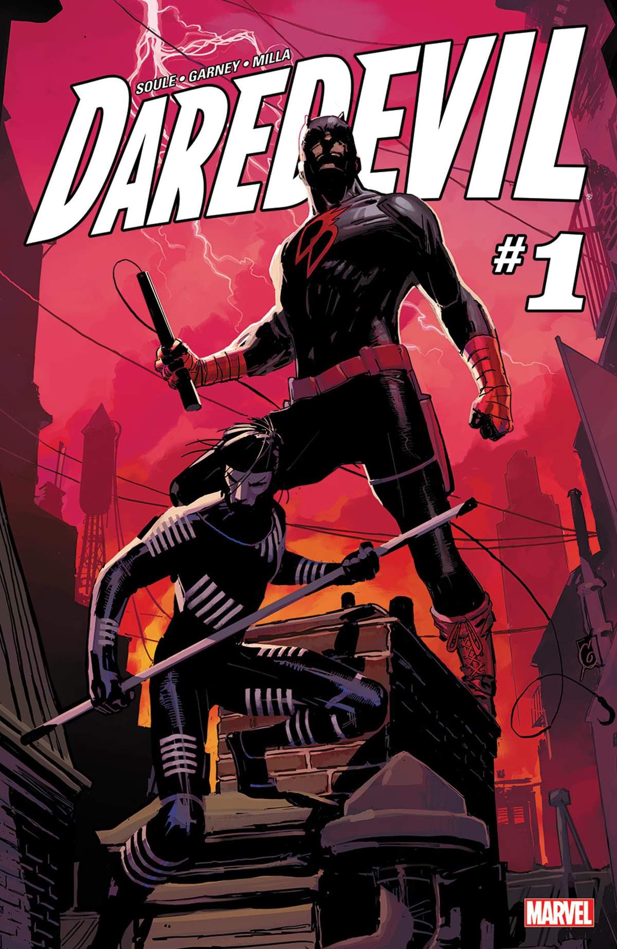 DAREDEVIL (2015) #1 cover by Ron Garney