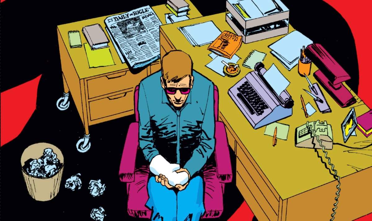 DAREDEVIL (1964) #230 cover by David Mazzucchelli