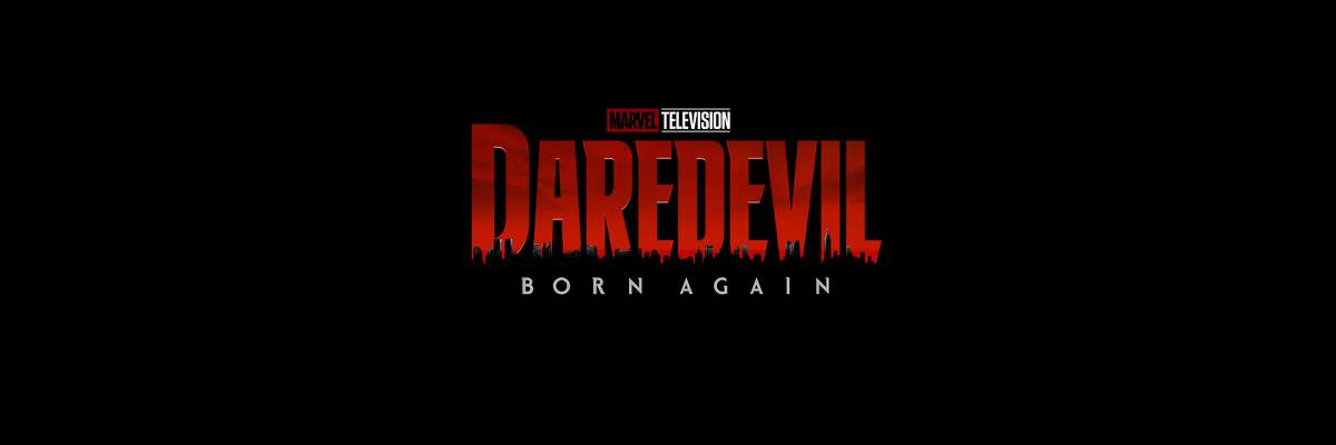 Marvel Television's Daredevil: Born Again Disney+ Disney Plus TV Show Season 2 Logo on Black